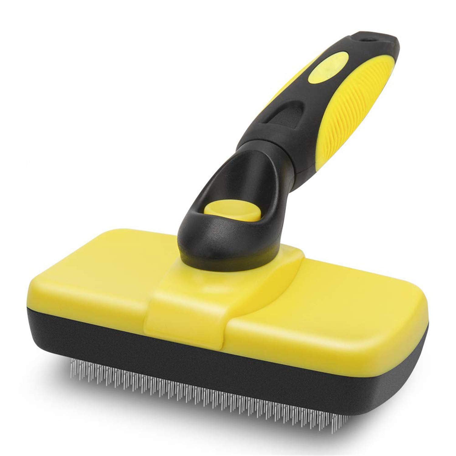 Self-Cleaning Slicker Brush for Long and Short Haired Dogs, Cats, and Shedding Control - Large and Versatile Grooming Tool